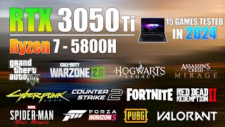 RTX 3050 Ti Laptop in 2024  Test in 15 Games [upl. by Trebled]