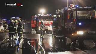 LKWAuflieger auf der Pyhrnautobahn bei Ried im Traunkreis in Vollbrand [upl. by Schwarz]