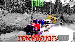 Rthd Offroad Online Game  Peterbilt379 Forest Gameplay [upl. by Copp]