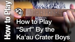 How to Play and Sing quotSurfquot on the Ukulele [upl. by Dall]