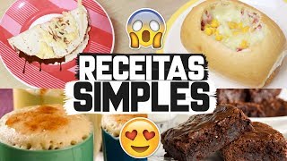 RECEITAS PARA FAZER EM 1 MINUTO SIMPLES FÁCIL E GOSTOSO [upl. by Desdamonna]