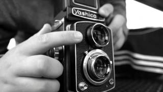 How to use a Yashica film camera [upl. by Llerrah]