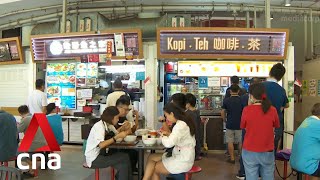 Stallholders at social enterprises hawker centres say rising costs threatening affordable prices [upl. by Llenel]