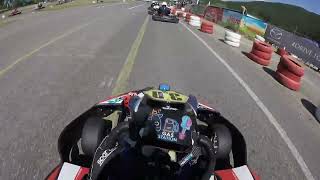 Kyustendil Karting  start in the back and full stint with traffic  PART 1 [upl. by Rramaj]