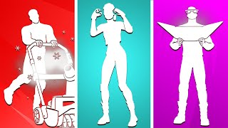 All Popular Fortnite Dances amp Emotes Heel Click Breakdown The Snowblower [upl. by Darooge]