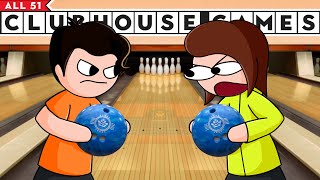 Were gonna BOWL Were BOWLING  Darts  ALL 51 CLUBHOUSE GAMES 18 [upl. by Arreic119]