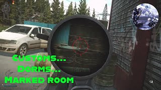 Customs… Dorms… Marked Room Escape From Tarkov 4k  Road to Lighthouse PVE Episode 198 [upl. by Hodess]