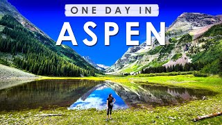 ASPEN Colorado ONE DAY Travel Guide  BEST THINGS to Do Eat amp See [upl. by Htebiram72]