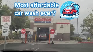 Affordable and great car wash at Costco Wholesale only 8 [upl. by Blainey]