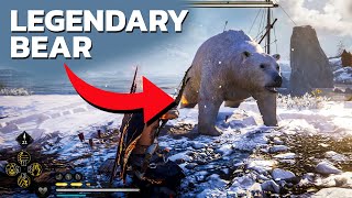 Bear of Blue Waters  Legendary Animal  Assasins Creed Valhalla Gameplay [upl. by Oicram345]