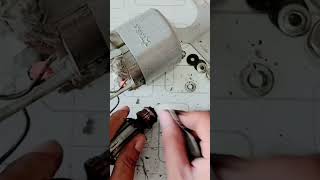 Sewing Machine Motor Repair  silai machine motor sparking shorts machine youtubeshorts [upl. by Schroth]