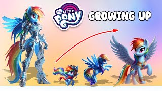 My Little Pony Growing Up Compilation  Cartoon Wow [upl. by Ajnin]