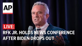 LIVE RFK Jr holds a news conference after Biden drops out of 2024 race [upl. by Arotak]