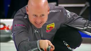 Draw 4  2021 Tim Hortons Curling Trials  Koe vs Gushue [upl. by Ramedlaw802]