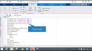 Bandstop FIR filter using MATLAB [upl. by Denna]