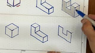 Isometric Drawing Intro [upl. by Nillad]