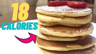 110 Calories for the whole stack of pancakes Low calorie rice pancakes [upl. by Erdnaet]