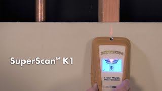 How to Find Studs with Zircon SuperScan K1 Advanced Stud Finder with Target Control Technology [upl. by Palla30]