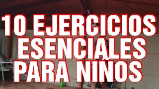 10 Ejercicios Básicos de Fútbol Para Niños de 4 a 7 años [upl. by Yadrahs]