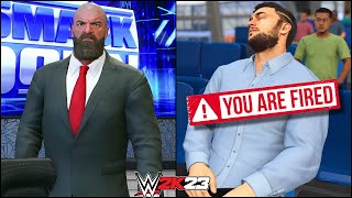 WWE 2K23 My Rise Mode  Whats Next For Rocky After Getting FIRED From WWE 5 [upl. by Duaner]