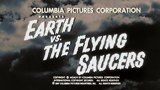 Earth vs the Flying Saucers 1956  A SciFi Classic Full Film [upl. by Nasar]