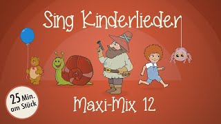 Sing Kinderlieder MaxiMix 12 Bei Müllers hats gebrannt  Itze Bitze Spinne  Kleine Schnecke [upl. by Loriner376]