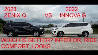 ZENIX Q HYBRID VS INNOVA G  POV RIDE COMFORT WHICH IS BETTER [upl. by Odnalro]