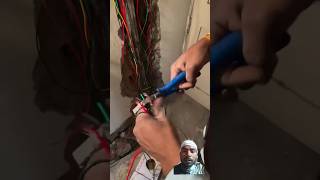 MCB box wiring 25 mm wire fan box se wiring kaise karen ghar mein wiring kaise karen viral [upl. by Ebert]