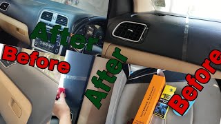 How to Make Old Car Dashboard New At Home Car Dashboard Makeover car dashboard carcleaning [upl. by Jc814]