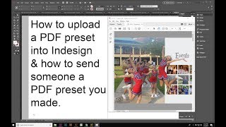 Importing and Exporting Custom PDF Presets in Indesign [upl. by Eelsha]