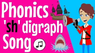 Phonics sh Sound Song  sh sound  consonant digraph sh  sh song  sh  Phonics Resource [upl. by Ehctav]