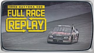 Dale Earnhardt finally wins the Daytona 500  1998 Daytona 500  NASCAR Classic Race Replay [upl. by Mazman]