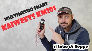 Multimetro SMART KM201 Kaiweets [upl. by Suivatnad]