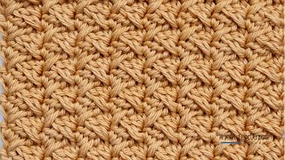 Spiked Sedge Stitch  How to Crochet [upl. by Chick]