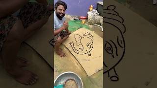 Ganesh Ji ka Chitra Banaye  Lord Ganesha Ji Drawing for beginners shorts [upl. by Midan238]