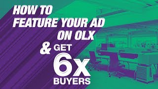 OLX Pakistan How to Feature Your Ad on OLX [upl. by Auohs]