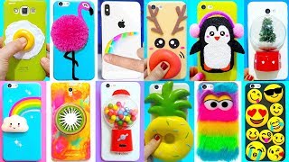 15 DIY STRESS RELIEVER PHONE CASES  Easy amp Cute Phone Projects amp iPhone Hacks [upl. by Aivatnahs]