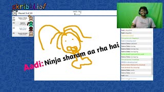 PRO NINZA BECAME NOOB FUNNY MOMENTS IN SKRIBBL 😂😂 [upl. by Thera]