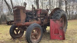 WILL IT START 1948 McCormickDeering W4 Tractor Rescue  Lets See What We Bought [upl. by Eilrahc907]