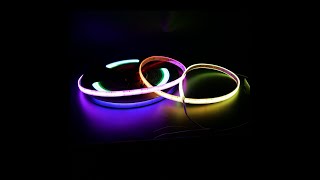 Addressable COB RGB LED Strip 24V Digital Pixel IP68 Waterproof 720 LEDsm WS2811 [upl. by Ientruoc]