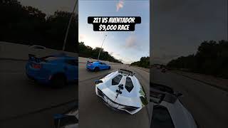 Zl1 vs Aventador 9000 Race ••••fypシ reels m4 zl1 chevy zl11le lambo [upl. by Nujra809]