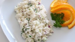 Gesunde und sehr Leckere Blumenkohl Salat Rezept   2 Minutes of Delicious Salad with Cauliflower [upl. by Eintihw87]