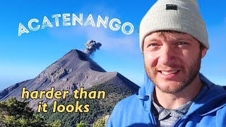 Hiking Volcan Acatenango Guatemala  Overnight Trekking Tour 13000 ft Summit [upl. by Ymot]