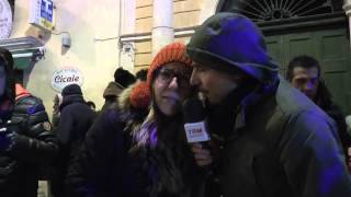 Capodanno 2015 a Matera centro storico gremito per la festa europea [upl. by Eeralih925]