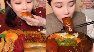 ASMR MUKBANG EP 1153 KOREAN EATING SHOW EATING SPICY FOOD CHALLENGE 😱 ASMR SPICY SEAFOOD [upl. by Lleneg]