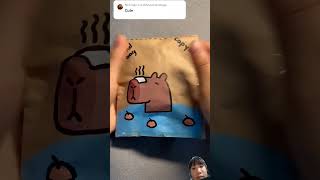 Capybara blind bag drawing shortvideo capybara youtubeshorts [upl. by Nnyleimaj]