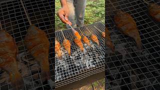 Barbecue charcoal making [upl. by Aikemat8]