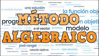 Método algebraico en Programación Lineal [upl. by Ciel125]