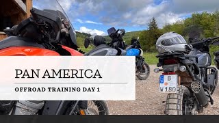 PAN AMERICA Offroad Training Day 1 [upl. by Ltsyrk]