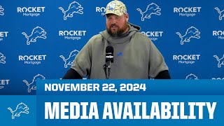 Hank Fraley meets with the media  November 22 2024 [upl. by Celine]